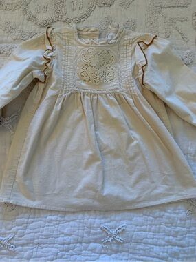 Zara baby dress size 2-3 yrs. Boho embroidered flowers